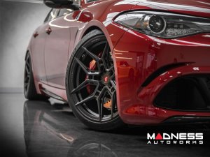Alfa Romeo Giulia Custom Wheels - EVO-4R by Vossen - Satin Black